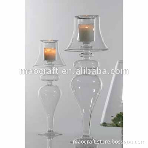 old world style lamp shaped votive glass candleholder